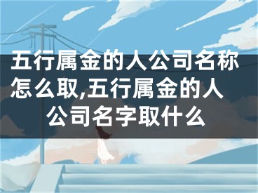 五行属金的人公司名称怎么取,五行属金的人公司名字取什么