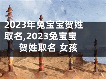 2023年兔宝宝贺姓取名,2023兔宝宝贺姓取名 女孩