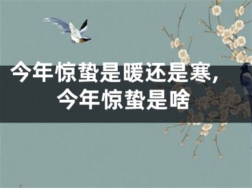 今年惊蛰是暖还是寒,今年惊蛰是啥