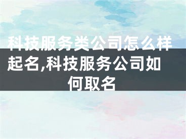 科技服务类公司怎么样起名,科技服务公司如何取名