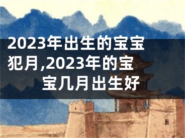 2023年出生的宝宝犯月,2023年的宝宝几月出生好