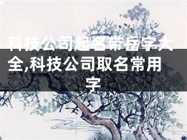 科技公司起名带岳字大全,科技公司取名常用字