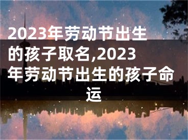 2023年劳动节出生的孩子取名,2023年劳动节出生的孩子命运