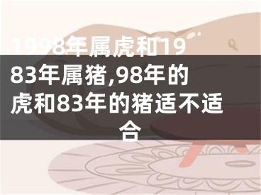 1998年属虎和1983年属猪,98年的虎和83年的猪适不适合