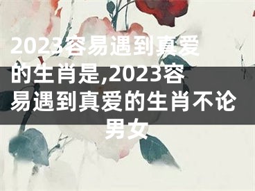 2023容易遇到真爱的生肖是,2023容易遇到真爱的生肖不论男女