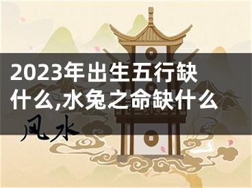 2023年出生五行缺什么,水兔之命缺什么