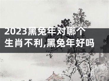 2023黑兔年对哪个生肖不利,黑兔年好吗