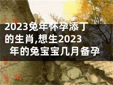 2023兔年怀孕添丁的生肖,想生2023年的兔宝宝几月备孕