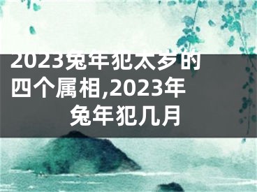 2023兔年犯太岁的四个属相,2023年兔年犯几月