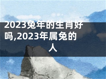 2023兔年的生肖好吗,2023年属兔的人