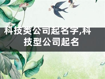 科技类公司起名字,科技型公司起名