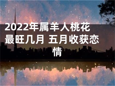 2022年属羊人桃花最旺几月 五月收获恋情