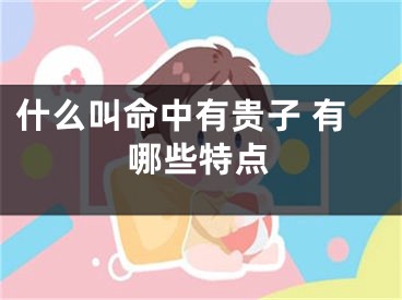 什么叫命中有贵子 有哪些特点