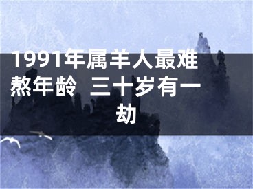 1991年属羊人最难熬年龄  三十岁有一劫