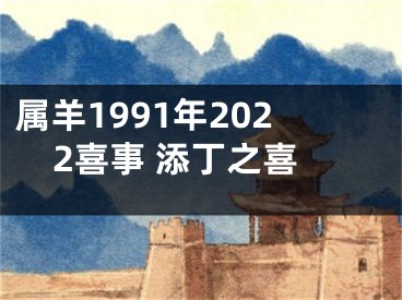 属羊1991年2022喜事 添丁之喜