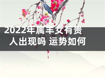 2022年属羊女有贵人出现吗 运势如何