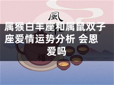 属猴白羊座和属鼠双子座爱情运势分析 会恩爱吗