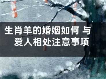 生肖羊的婚姻如何 与爱人相处注意事项