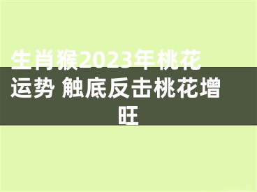 生肖猴2023年桃花运势 触底反击桃花增旺