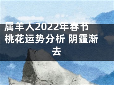 属羊人2022年春节桃花运势分析 阴霾渐去