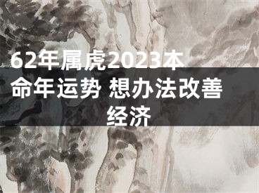 62年属虎2023本命年运势 想办法改善经济