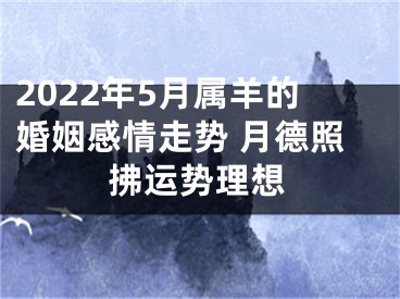 2022年5月属羊的婚姻感情走势 月德照拂运势理想