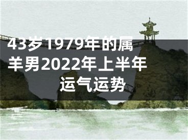 43岁1979年的属羊男2022年上半年运气运势