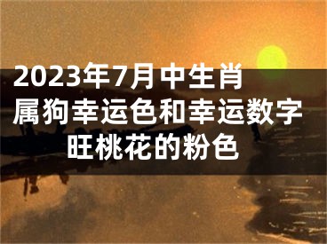 2023年7月中生肖属狗幸运色和幸运数字 旺桃花的粉色