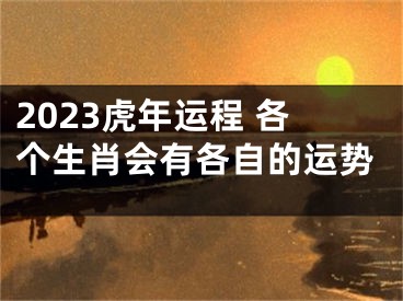 2023虎年运程 各个生肖会有各自的运势