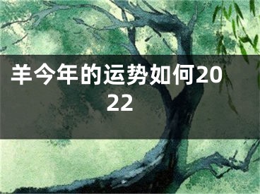 羊今年的运势如何2022