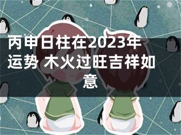 丙申日柱在2023年运势 木火过旺吉祥如意