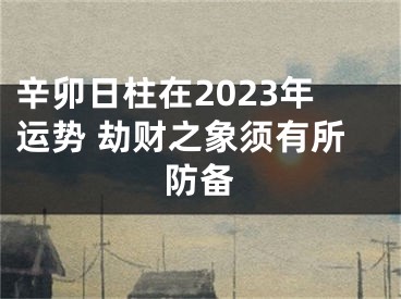 辛卯日柱在2023年运势 劫财之象须有所防备