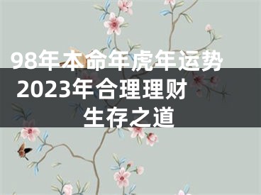 98年本命年虎年运势 2023年合理理财生存之道