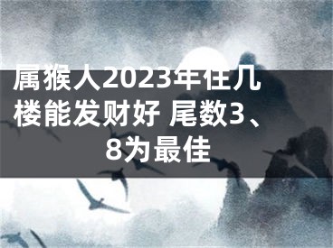 属猴人2023年住几楼能发财好 尾数3、8为最佳