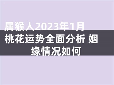 属猴人2023年1月桃花运势全面分析 姻缘情况如何