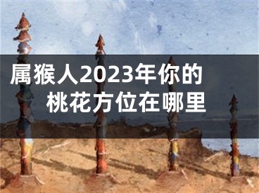 属猴人2023年你的桃花方位在哪里