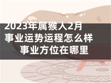 2023年属猴人2月事业运势运程怎么样 事业方位在哪里