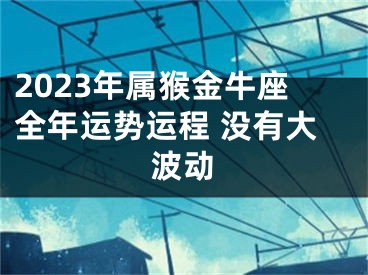 2023年属猴金牛座全年运势运程 没有大波动