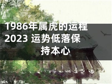 1986年属虎的运程2023 运势低落保持本心