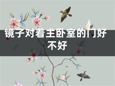 镜子对着主卧室的门好不好