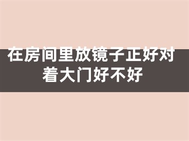 在房间里放镜子正好对着大门好不好