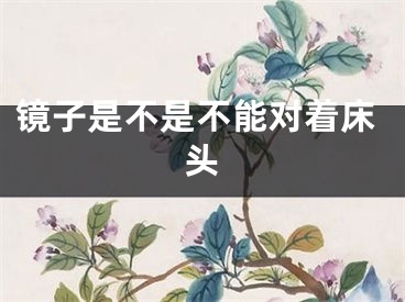 镜子是不是不能对着床头