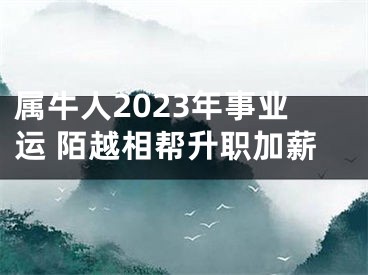 属牛人2023年事业运 陌越相帮升职加薪