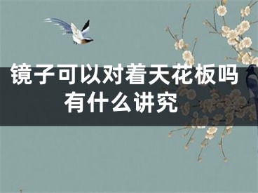 镜子可以对着天花板吗 有什么讲究