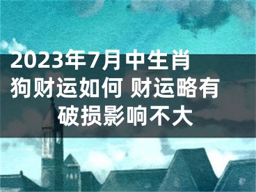 2023年7月中生肖狗财运如何 财运略有破损影响不大