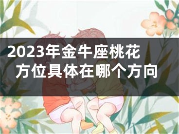 2023年金牛座桃花方位具体在哪个方向