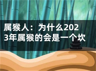 属猴人：为什么2023年属猴的会是一个坎