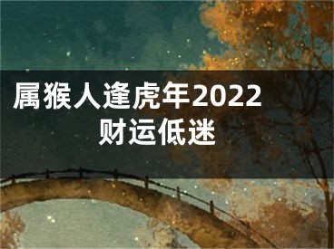 属猴人逢虎年2022 财运低迷