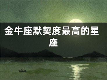 金牛座默契度最高的星座