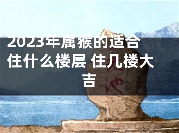 2023年属猴的适合住什么楼层 住几楼大吉